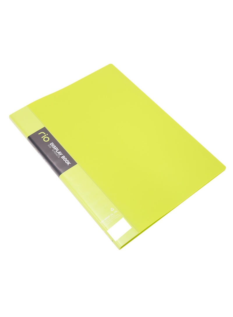 Deli 1-Piece Rio Display Book With 10 Clear Pockets Assorted Colours - Image 5