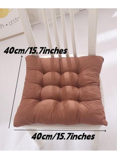 Optico Thicken Chair Cushion, Solid Chair Seat Cushion Chair Pad Pillow Seat Soft Tatami Floor Cushion for Yoga Meditation Living Room Balcony Office Outdoor Meditation Cushion Reading Cushion Pad  - Image 2