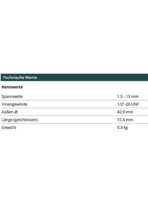 Metabo Metabo 636620000 116Inch  12Inch Futuro Plus Double Sleeve Reversible Keyless Chuck  - Image 4