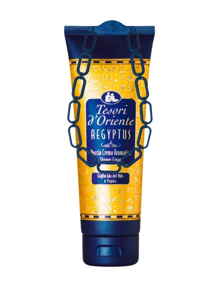 Tesori d'Oriente Aegyptus Aromatic Shower Cream with Papyrus Extract, 250 ml - Image 1