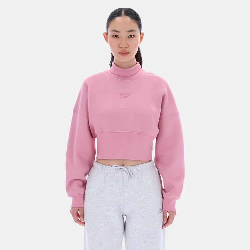 Reebok Eyeball Cropped Crewneck Women's Sweatshirt