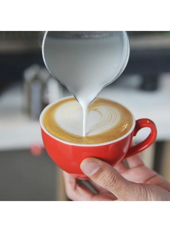 Stainless Steel Milk Frothing Pitcher, 350ml Measurement Scale, Coffee Barista Pouring Jug - Image 4