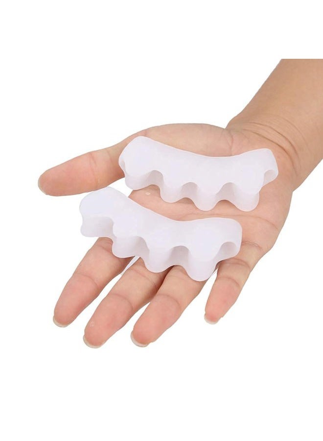 Dr.Pedi Toe Separator for Feet Toe Spacers Correct Toes Yoga Silicone Hammer Toe Corrector for Women & Men Correct Toe Straighteners for Overlapping Toes 5 Pairs (10 Pieces) - Image 5