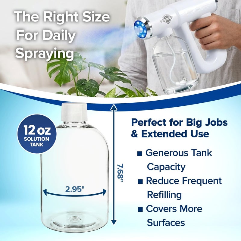 Goodscious Replacement Spray Bottles for Nano Spray Gun, Water Bottle Spray for Wireless Nano Mist Sprayer, Accessory Bottles for Hair Salon, Plants & Cleaning, Universal Fit Empty Refillable Containers (3 Pack) - Image 4