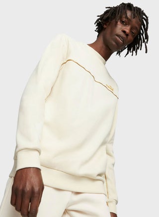 Minimal Gold Fleece Sweatshirt