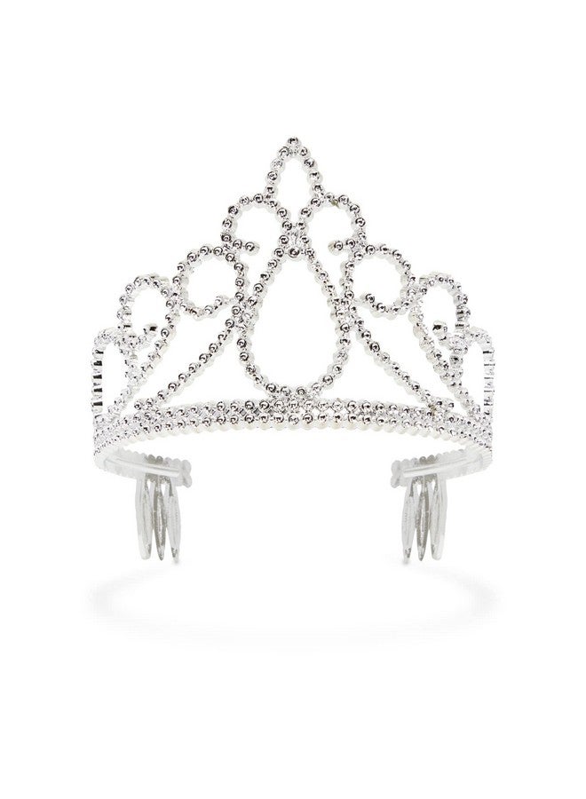 Blue Panda 12 Pack Silver Tiara For Girls, Princess Dress Up Crown For Kids Costume Birthday Party Favors In Bulk - Image 4