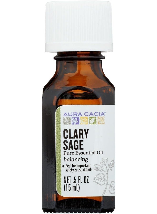 Aura Cacia Clary Sage Essential Oil 15ML - Image 1