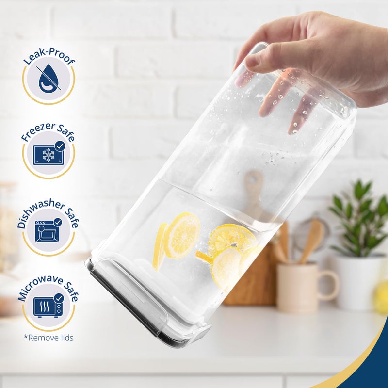 Reli. Airtight Food Storage Containers with Lids (26 Sets) | Kitchen Organizers and Storage Pantry Organizers | BPA Free Plastic Food Containers | Mega Variety Pack w/Measuring Cup, 30 Labels, Pen - Image 5