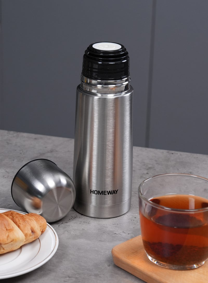 Homeway 500ML Stainless Steel Vacuum Flask – Insulated Thermos for Hot & Cold Drinks - Image 2