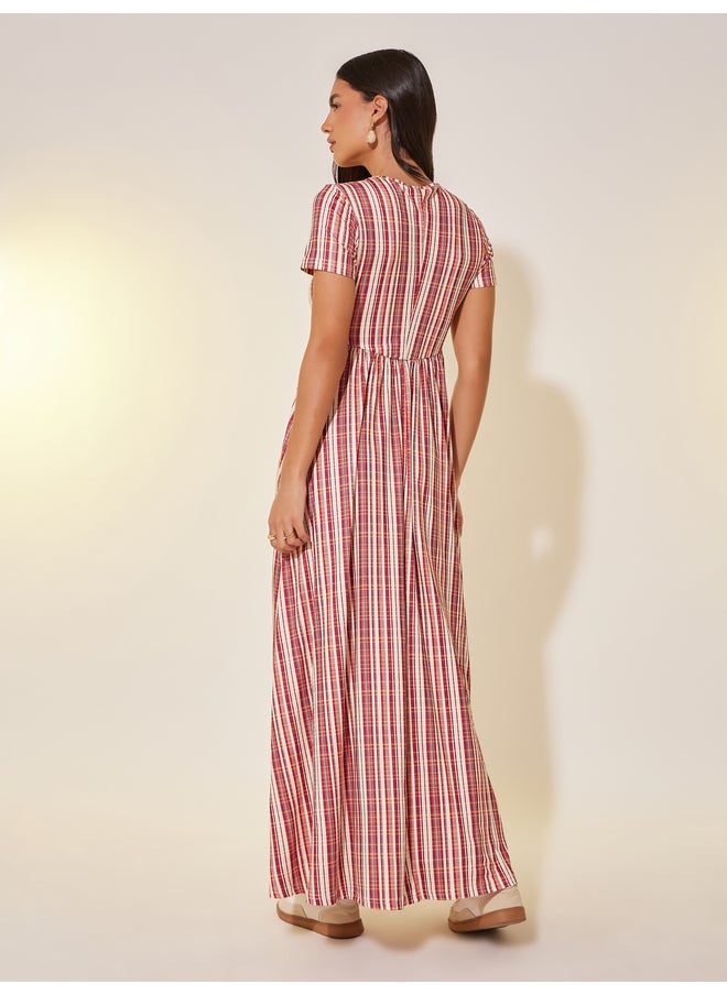 Take Two Striped Maxi Dress  - Image 5