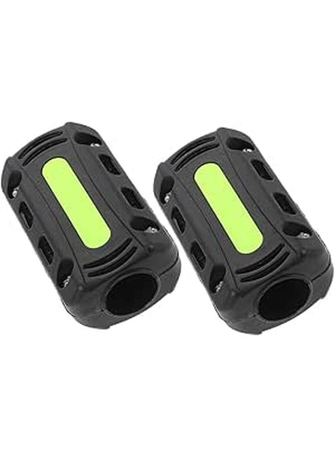 Motorcycle Engine Crash Guard Protector Black 22mm Bumper Slider Bar 2pcs Set - Image 1