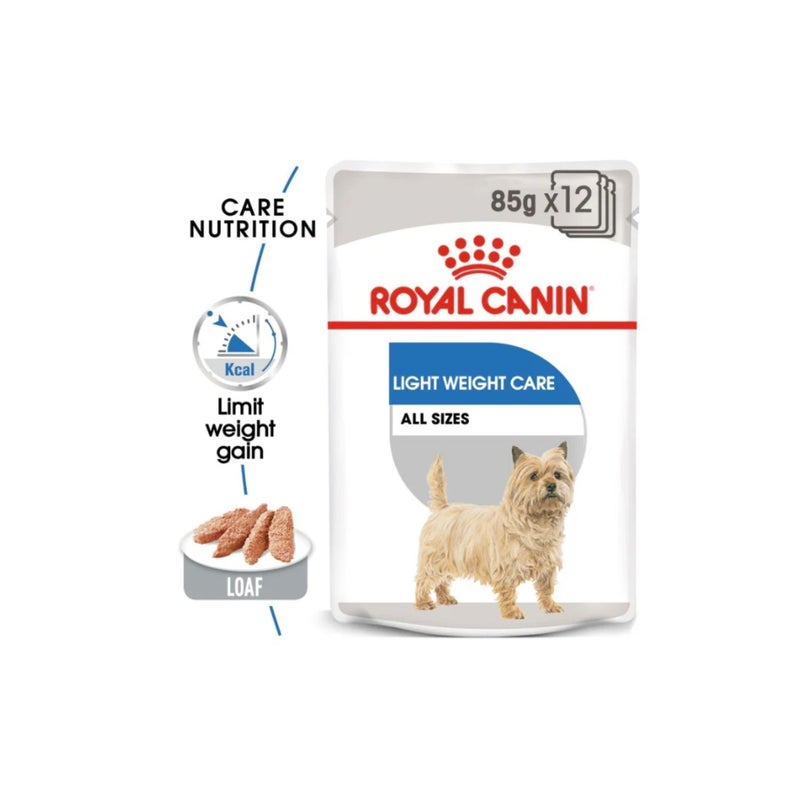 Royal Canin Light Weight Care Wet Dog Food Loaf, 12x85g - Image 2