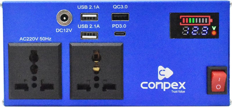 كونبيكس 1 Conpex12V 20AH بطارية حمض الرصاص المغلقة (SLA) بديلة لـ APC Back-UPS ES 550VA و Back-UPS Pro 1300/1500 و Liftmaster CSL-24VDC لفتح البوابة المنزلقة - أطراف F2 - Image 4