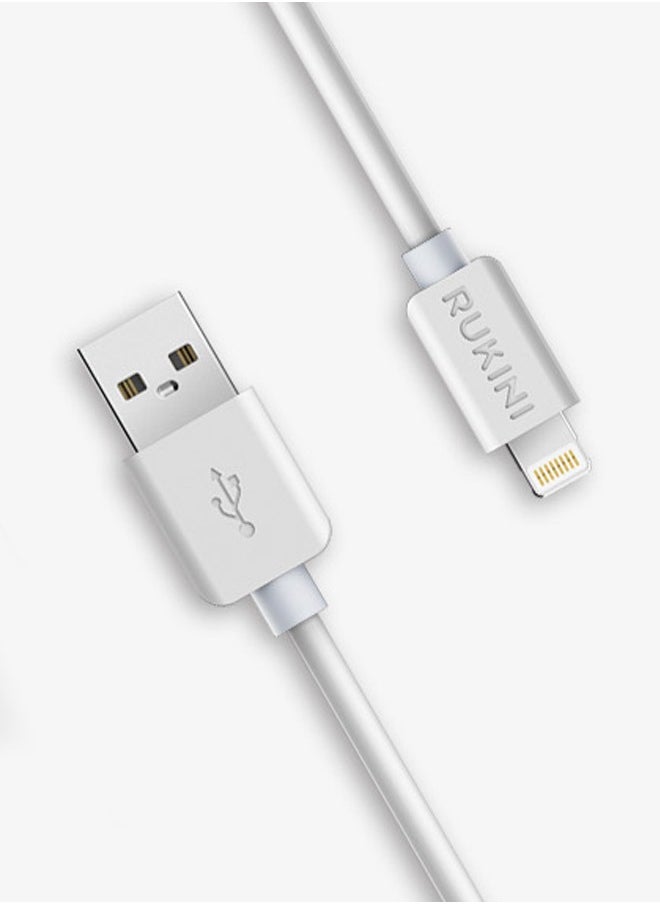 RUKINI Rokini Apple Certified Leather iPhone Cable - Size 1 Meter  - Image 1