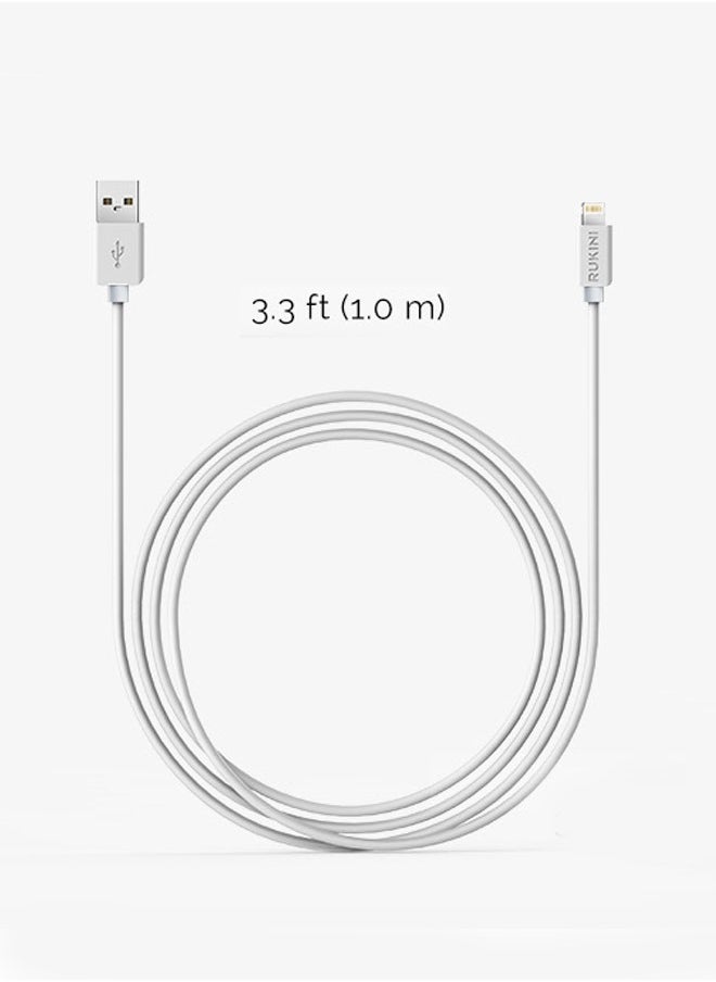 RUKINI Rokini Apple Certified Leather iPhone Cable - Size 1 Meter  - Image 2
