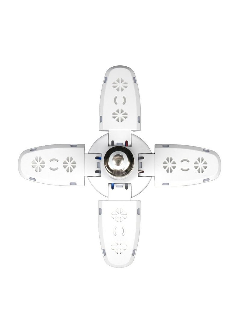 AFRA AFRA 4-leaf Foldable LED Bulb, 30W, 220-240V, Indoor & Outdoor Use, Connection Base E27, Cool White Colour (6000-6500K), Flame-Retardant, AF-20LLED, With 2 Year Warranty  - Image 2