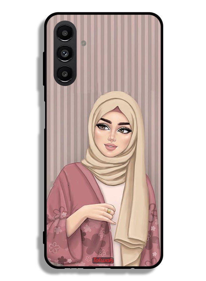 Tolwak Samsung Galaxy A13 5G Protective Case Cover Hijab Girl Art - Image 1