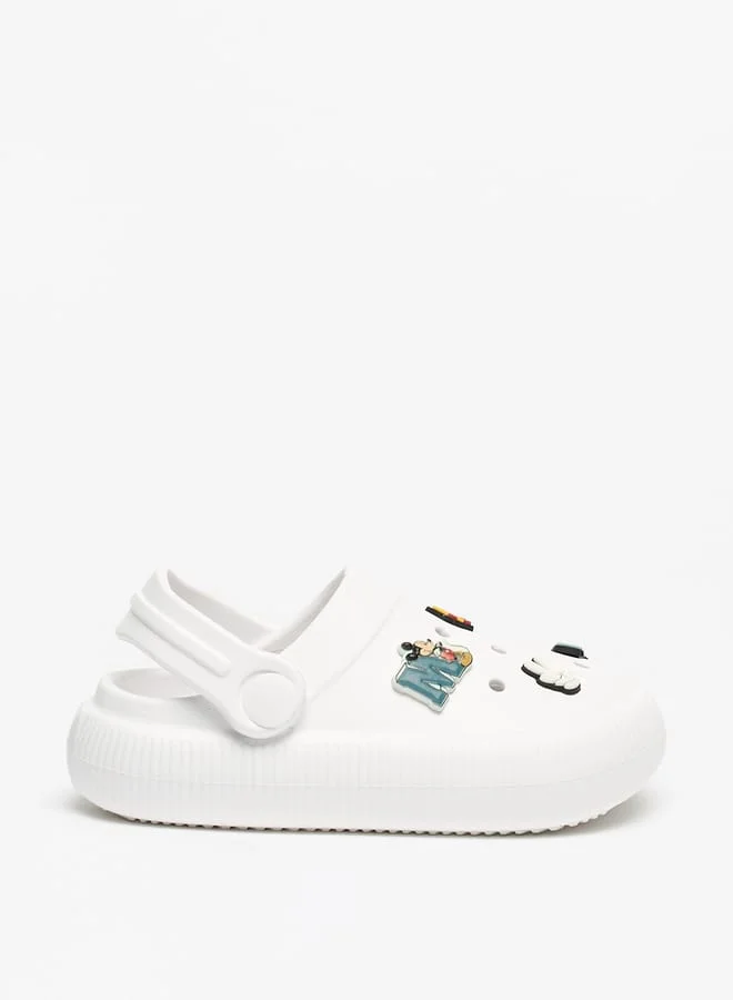 Disney Mickey Mouse Accent Slip-On Clogs
