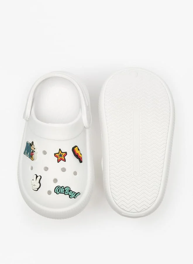 Disney Mickey Mouse Accent Slip-On Clogs