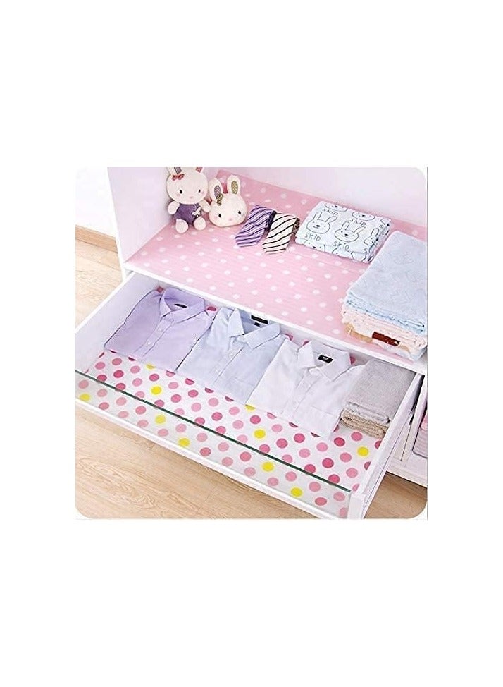 لفة مفارش مطبخ مقاومة للماء مقاس 45 سم × 300 سم ، لفة مفارش خزانة مضادة للانزلاق لخزانة المطبخ، مفارش مضادة للانزلاق,بطانة رفوف مضادة للانزلاق (زهور أزرق فاتح+أرضيه بيضاء) - Image 5