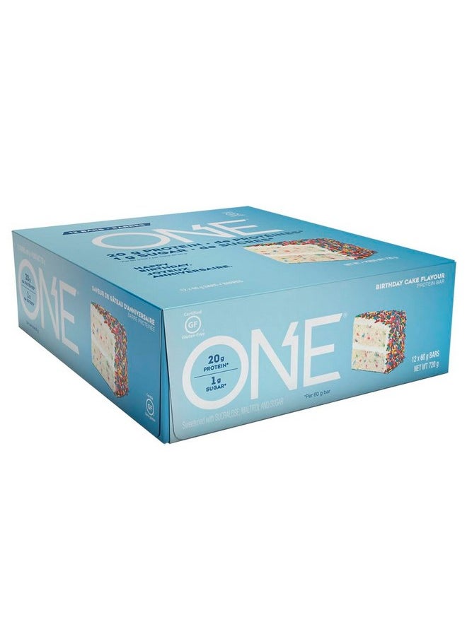 One Protein Bars Birthday Cake Gluten Free Protein Bars With 20G Protein And Only 1G Sugar Guiltfree Snacking For High Protein Diets 2.12 Oz 12 Count  - Image 2