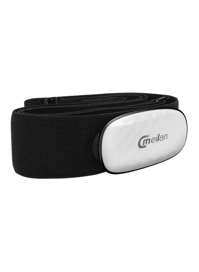 Meilan C5 Heart Rate Monitor Fitness Tracker Black/White - Image 2