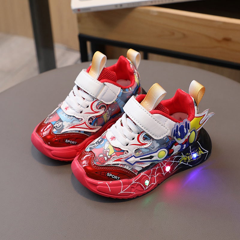 Mesh Sneakers Lightweight Flexible Sole Walking Shoes For Kids Indoor And Outdoor Activities - Image 1