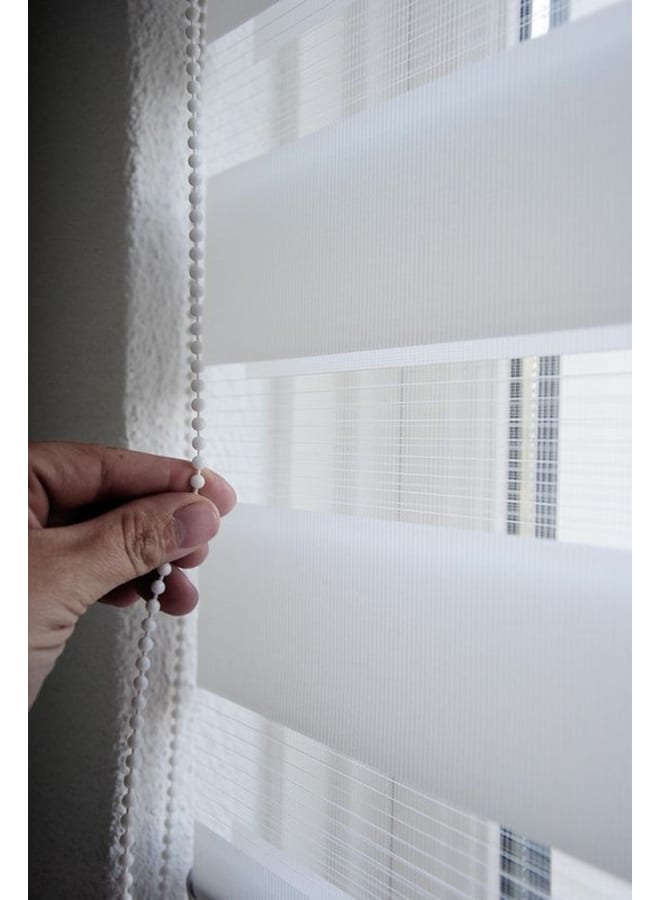 بانيكس  ستائر زيبرا ابيض 125W x 125H cm  - Image 5