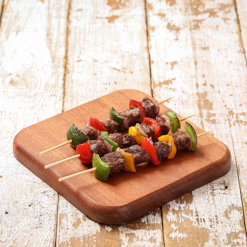 NadaKin 200 PCS Bamboo Skewers, 8 Inch Food Sticks for Appetizers, Fruit, Grilling Kebabs, Cocktail Picks for Drinks, Toothpicks Natural, Kitchen Gadget - Image 4