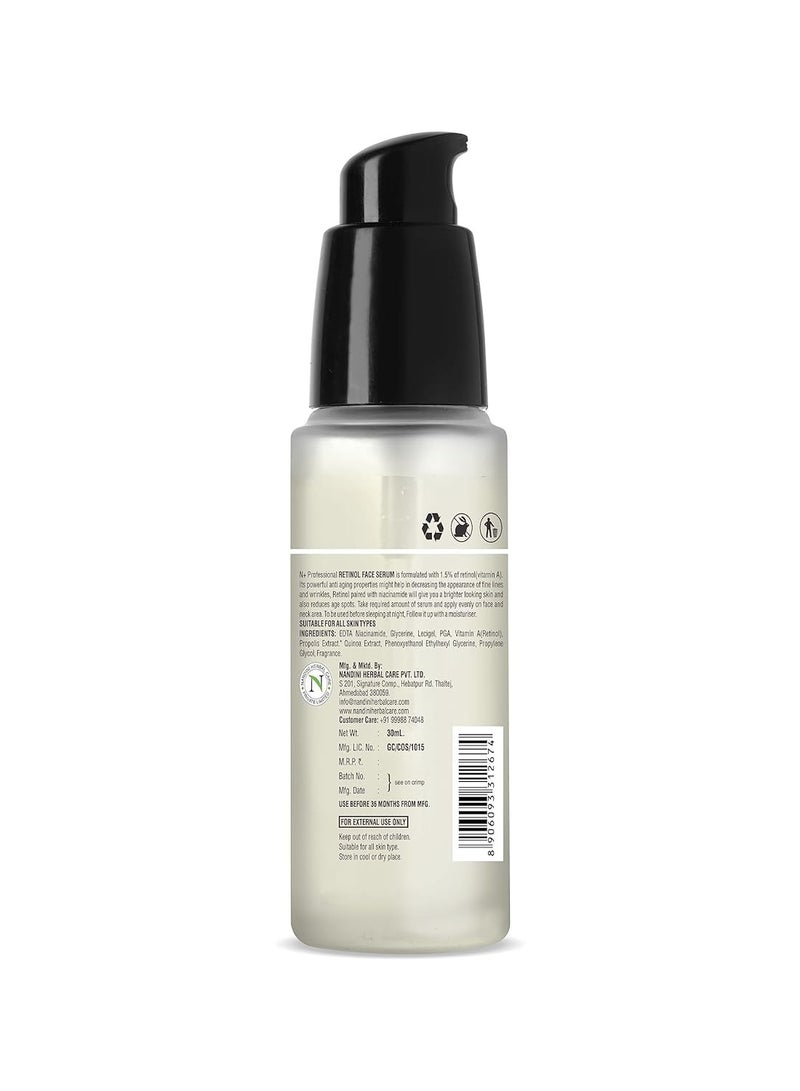 N Plus Professional Retinol Face Serum – Anti-Aging, Skin Renewal & Hydration for a Youthful Glow - Image 5