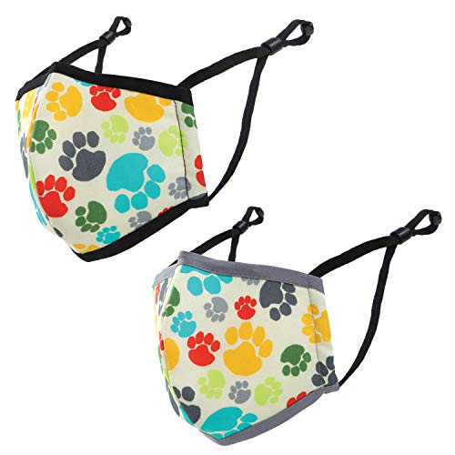 Little Chicks Adjustable Children's 3-Layer Face Mask, Reusable, Child Age 3-7 Year Old, 2 Count - Image 1