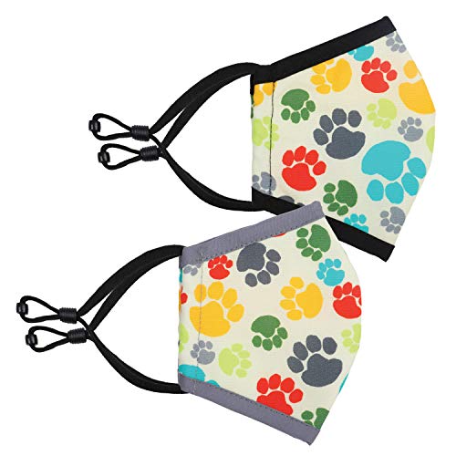 Little Chicks Adjustable Children's 3-Layer Face Mask, Reusable, Child Age 3-7 Year Old, 2 Count - Image 2