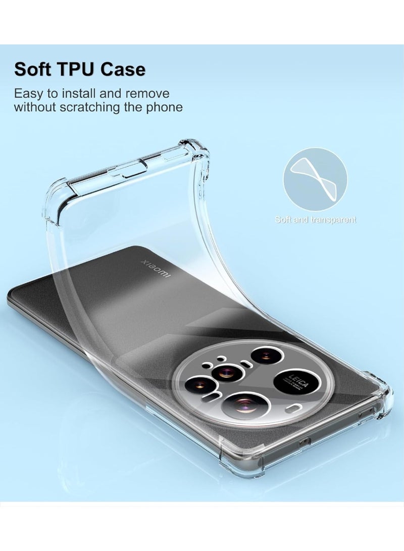 جراب Xiaomi Mi 15 Ultra Case Cover Crystal Clear TPU Bumper واقي مقاوم للصدمات مع أفضل حماية للكاميرا مصمم لهاتف Xiaomi 15 Ultra 5G - Image 3