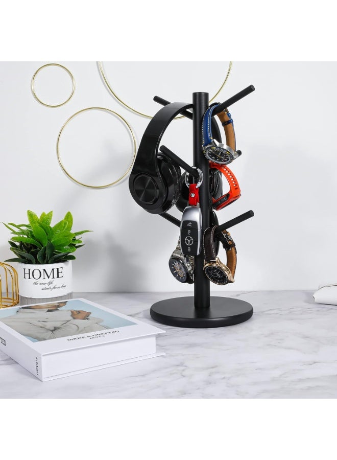 Mug Holder Tree, Coffee Cup Holder with 6 Hooks (Black) - Image 4