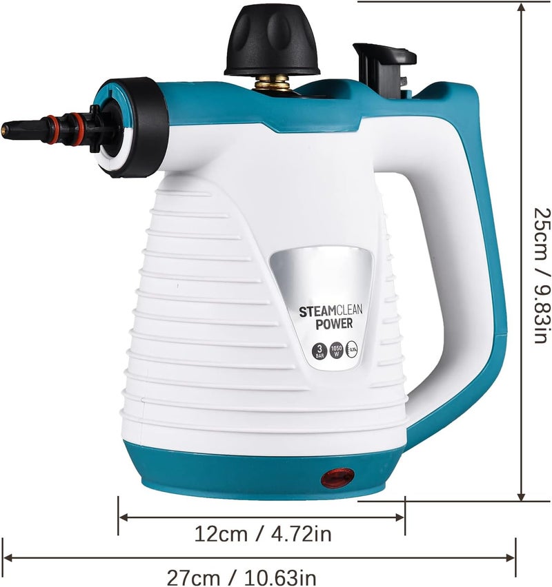 Eacam Handheld Steam Cleaner 1050W High Temperature Pressurized Steam Cleaning Tool with 9PCS Accessory Portable Multifunction Steamer for Kitchen Sofa Bathroom Car Window - Image 5