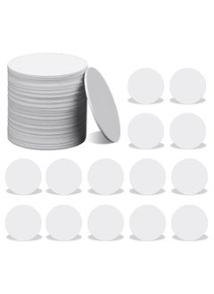 50 pcs Round Blank NFC Coin Tag Cards, 25mm/1 inch Diameter, Programmable 504 Bytes Memory NTAG215 Chip Compatible with All NFC-Enabled Phones and Devices
