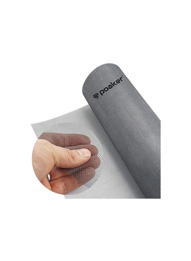 The Bros شبكة حشرات من الألياف المخصصة، مضادة للبعوض للنوافذ والأبواب والفناء، شاشة حيوانات أليفة متميزة، حاجز شبكة، غير مرئي (1 متر، 4 أقدام) - Image 2