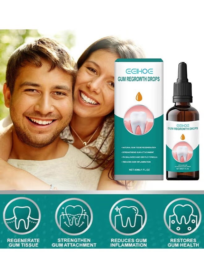 EELHOE Gum Regrowth Drops - Gum Relief Drops - Natural Gum Liquid Drops Mouthwash - Natural Essential Oils Tooth Repair Kit - Rejuvenate Your Gums With Ease - Image 5