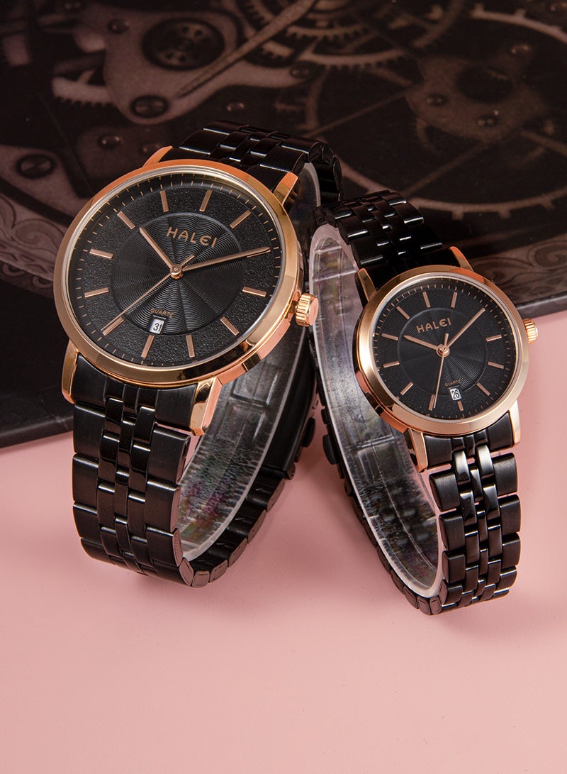 هالي ساعة هالي هارلي 586 مل كوارتز بسيطة للزوجين - Image 2