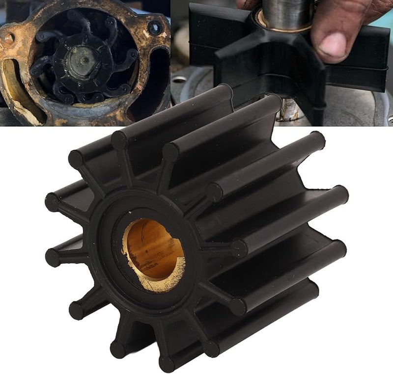 Sherwood 15000K Outboard Water Pump Impeller 18327 0001 High Strength Rubber Metal Replacement - Image 2