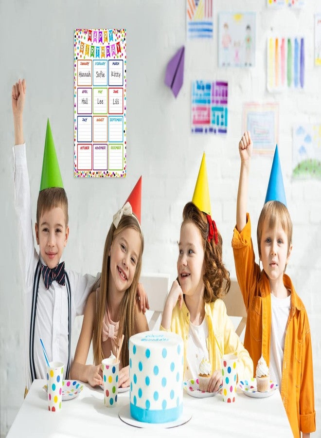 JUESMOS Happy Birthday Chart Poster for Classroom - Image 4
