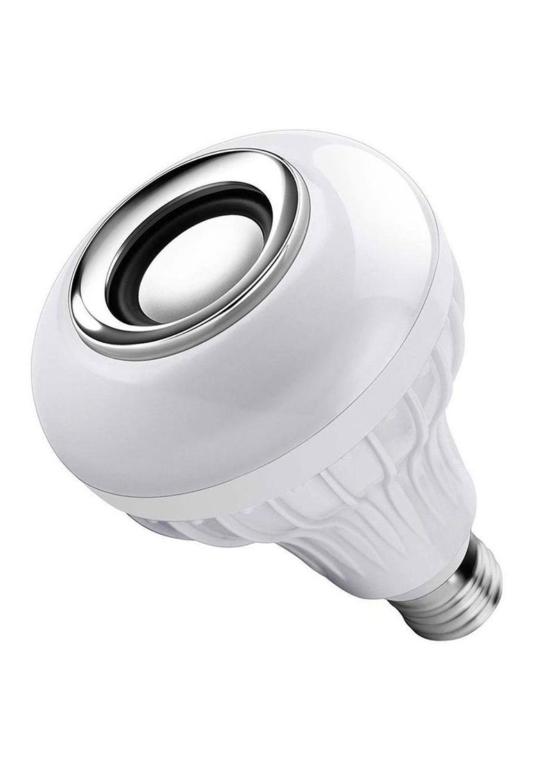 BSNL - 12W RGB Colorful DJ Magic Light Bluetooth Music LED Bulb With Remote Control White - Image 1