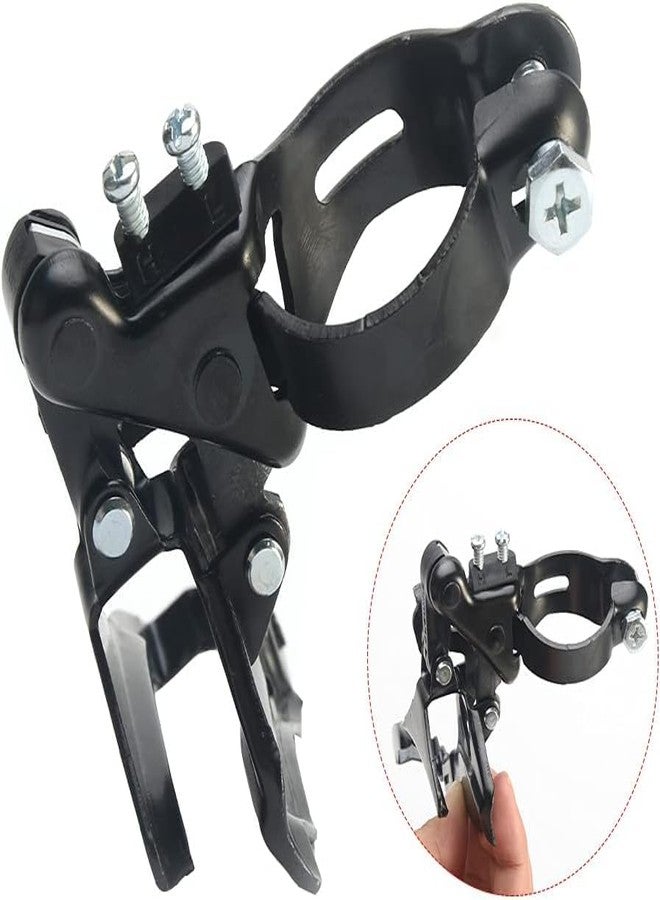 CYBIC Cycle Front Derailleur - Black, Pull-Up (Top Pull), Ideal for 3x7 or 3x8 Speed Gears - Image 3