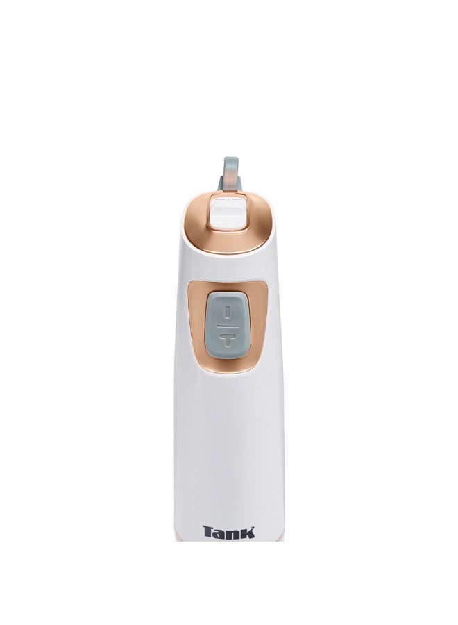 TANK Tank Hand Blender with 600ml BPA Free Beaker,with 5 Speed Control + Turbo, 600 Watts, White, CM-6003-1 - Image 5