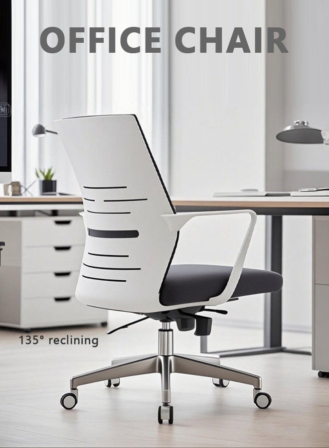 Bolivia's Office Chair,Ergonomic Mesh computer chair,Adjustable Height, Lumbar Support, ,Comfortable High Back Executive Swivel Computer Office Chair (Grey) - Image 1