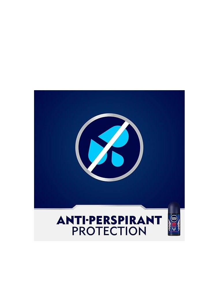 نيفيا عبوتين من مزيل عرق نيفيا للرجال دراي إمباكت 48 ساعة ثنائي الحماية مضاد للتعرق رول أون 50 مل - Image 5