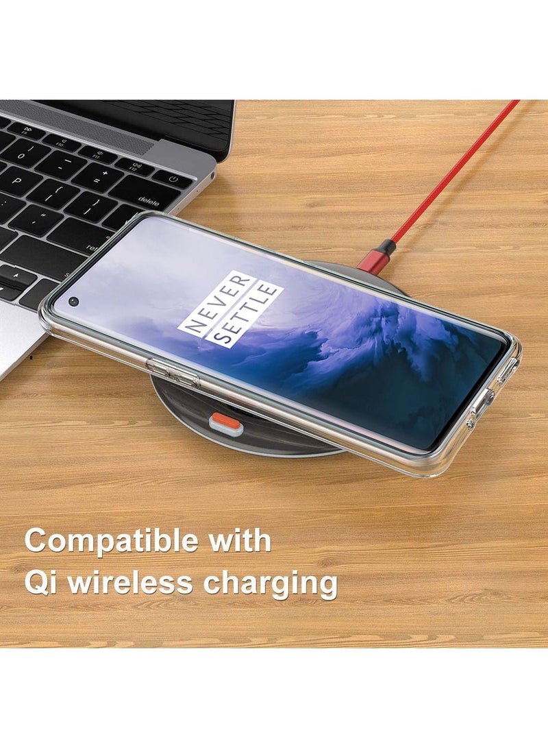 دبليو تيك غطاء جراب زوايا ناعم من مادة TPU لهاتف OnePlus 8 Pro (5G) من WTech - شفاف - Image 5