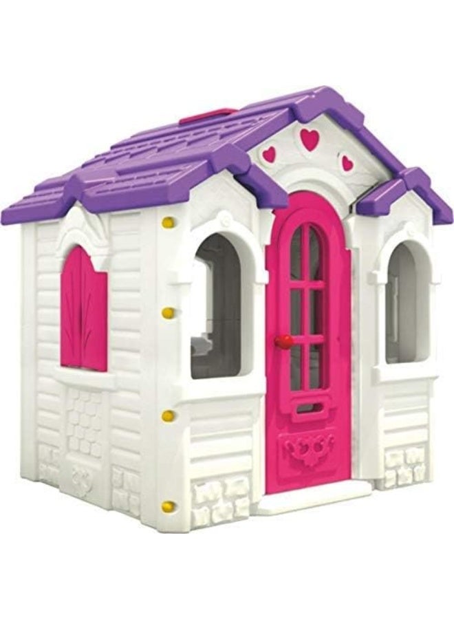 Rainbow Toys Children Playhouse Garden Status Lawn Playset Pink use for indoor and outdoor Size:125x165x144cm. - Image 3