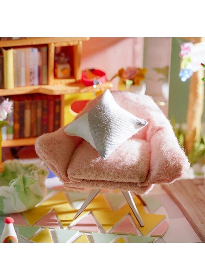 Rolife Rolife DIY Miniature Dollhouse Kit Duplex Loft Model Building Sets Gifts for Teens/Adults (Dora's Loft) - Image 5