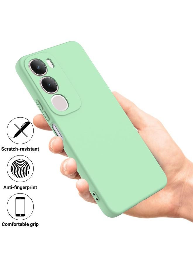 إيروريكس جراب لهاتف vivo Y29 5G مصنوع من السيليكون السائل بلون سادة ومضاد للسقوط وتغطية كاملة - Image 2